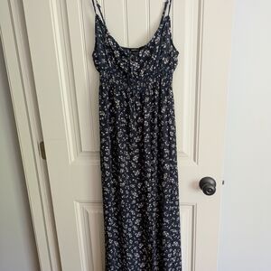 Ambiance Navy Floral Maxi Dress